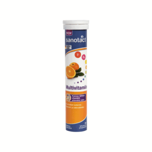 SANOTACT Toidulisand Multivitamiin. Vees lahustuvad joogitabletid 10 tähtsa vitamiiniga 82g
