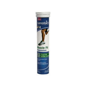 SANOTACT Toidulisand Muscle Fit. Vees lahustuvad joogitabletid magneesiumiga 82g