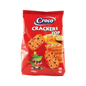 CROCO TOP Soolakreekerid seesamiseemnetega 150g