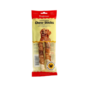 DOGMAN Koerale Närimisrull kanafileega 2tk, M 20cm 110g