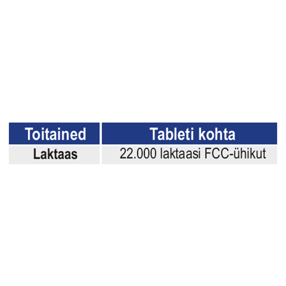 SANOTACT Toidulisand “Laktaasensüüm 22.000” 40 tabletti / 16g