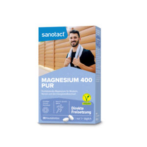 SANOTACT "Magnesium 400mg". 30 chewing tablets / 66g
