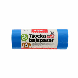 DOGMAN Väljaheitekotid sangadega 50tk/pk SININE