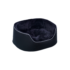 DOGMAN Pehme ase Buddy kõrge äärega must, suurus S 50x43x21cm
