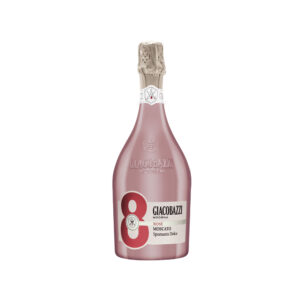 GIACOBAZZI "8" VINO SPUMANTE MOSCATO ROSATO DOLCE PINK MIRROR 6,5% (roosa, magus vahuvein) 750ml