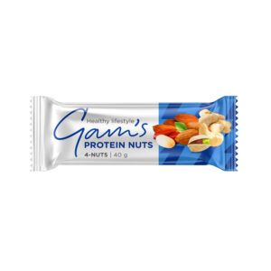 GAM's 4-NUTS nelja pähkli batoon 40g (PARIM ENNE:10.04.2027)
